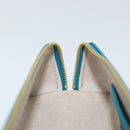 LOUIS VUITTON Trousse Elizabeth Pen Case Leather Blue LV Auth AMZ109A-16