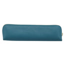 LOUIS VUITTON Trousse Elizabeth Pen Case Leather Blue LV Auth AMZ109A-3