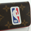 LOUIS VUITTON Monogram NBA Etui Lunette Woody Glasses Case GI0561 Auth AMZ110M-8