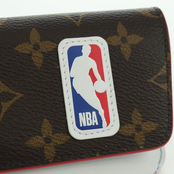 LOUIS VUITTON Monogram NBA Etui Lunette Woody Glasses Case GI0561 Auth AMZ110M