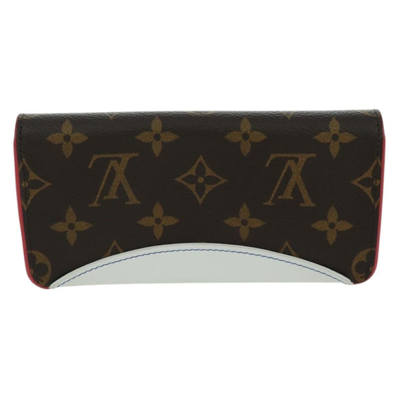 LOUIS VUITTON Monogram NBA Etui Lunette Woody Glasses Case GI0561 Auth AMZ110M