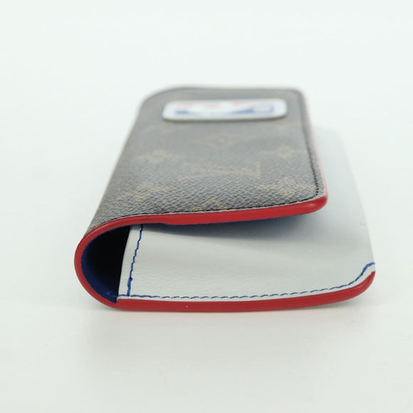 LOUIS VUITTON Monogram NBA Etui Lunette Woody Glasses Case GI0561 Auth AMZ110M