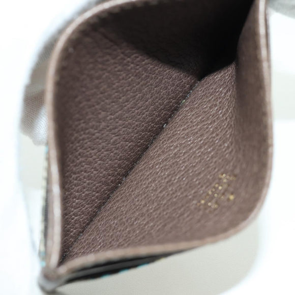 GUCCI GG Supreme GUCCIxDisney Card Case PVC Beige 647942 Auth AMZ111M