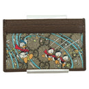 GUCCI GG Supreme GUCCIxDisney Card Case PVC Beige 647942 Auth AMZ111M-3