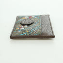 GUCCI GG Supreme GUCCIxDisney Card Case PVC Beige 647942 Auth AMZ111M-5