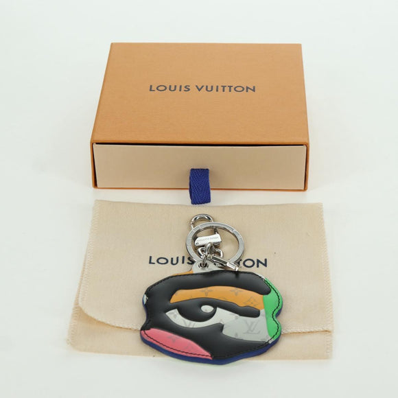 LOUIS VUITTON Monogram LV Portrait Charm M01402 LV Auth AMZ114SM