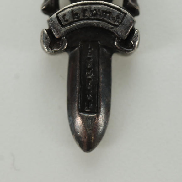 Chrome Hearts Dagger Pendant Top Ag925 Silver Auth AMZ116SM
