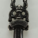 Chrome Hearts Dagger Pendant Top Ag925 Silver Auth AMZ116SM-3