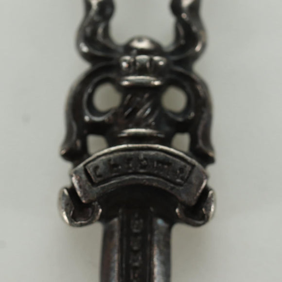 Chrome Hearts Dagger Pendant Top Ag925 Silver Auth AMZ116SM