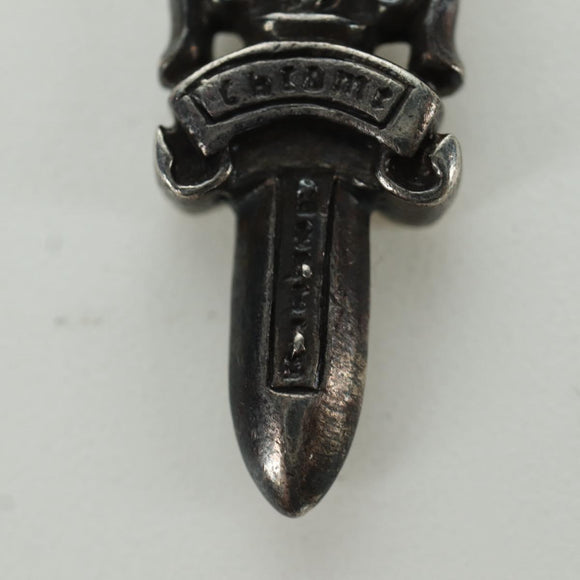 Chrome Hearts Dagger Pendant Top Ag925 Silver Auth AMZ116SM