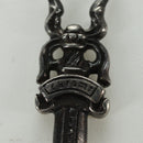 Chrome Hearts Dagger Pendant Top Ag925 Silver Auth AMZ116SM-7