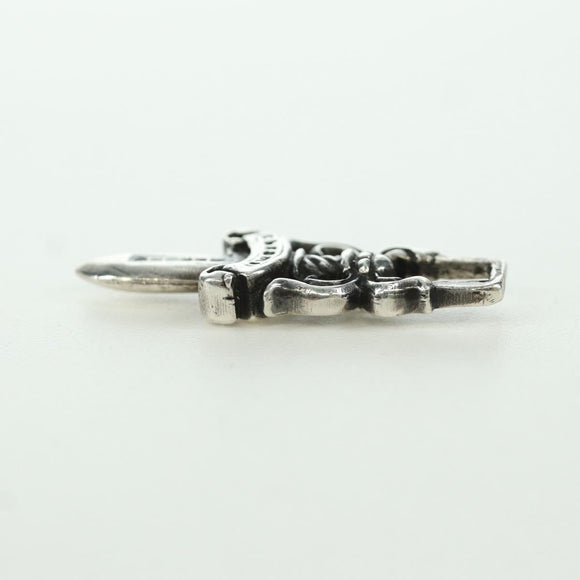 Chrome Hearts Dagger Pendant Top Ag925 Silver Auth AMZ117SM