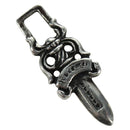 Chrome Hearts Dagger Pendant Top Ag925 Silver Auth AMZ117SM-1