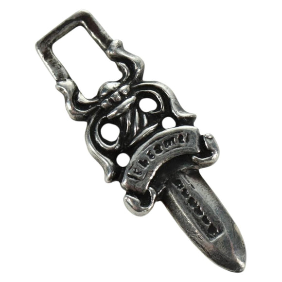 Chrome Hearts Dagger Pendant Top Ag925 Silver Auth AMZ117SM