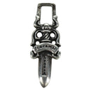 Chrome Hearts Dagger Pendant Top Ag925 Silver Auth AMZ117SM-13