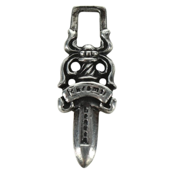 Chrome Hearts Dagger Pendant Top Ag925 Silver Auth AMZ117SM