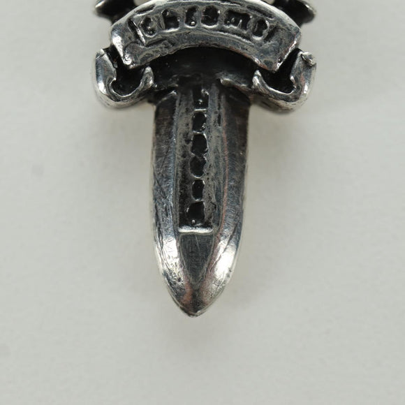 Chrome Hearts Dagger Pendant Top Ag925 Silver Auth AMZ117SM