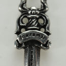 Chrome Hearts Dagger Pendant Top Ag925 Silver Auth AMZ117SM-3