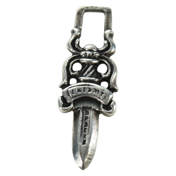 Chrome Hearts Dagger Pendant Top Ag925 Silver Auth AMZ117SM