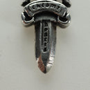 Chrome Hearts Dagger Pendant Top Ag925 Silver Auth AMZ117SM-6