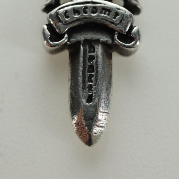 Chrome Hearts Dagger Pendant Top Ag925 Silver Auth AMZ117SM