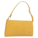 LOUIS VUITTON Epi Pochette Accessoires Pouch Yellow M52989 LV Auth AMZ123A-1