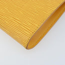 LOUIS VUITTON Epi Pochette Accessoires Pouch Yellow M52989 LV Auth AMZ123A-15