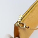 LOUIS VUITTON Epi Pochette Accessoires Pouch Yellow M52989 LV Auth AMZ123A-10