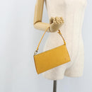 LOUIS VUITTON Epi Pochette Accessoires Pouch Yellow M52989 LV Auth AMZ123A-20