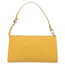 LOUIS VUITTON Epi Pochette Accessoires Pouch Yellow M52989 LV Auth AMZ123A-2