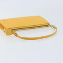 LOUIS VUITTON Epi Pochette Accessoires Pouch Yellow M52989 LV Auth AMZ123A-7