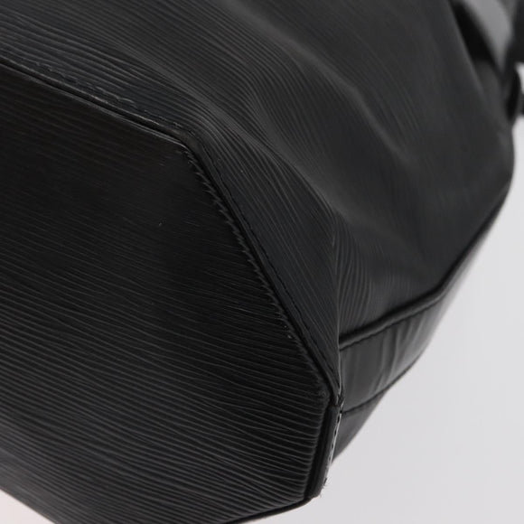LOUIS VUITTON Epi Sac Depaule GM Shoulder Bag Black M80155 LV Auth AMZ124