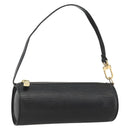 LOUIS VUITTON Epi Soufflot Pouch Black LV Auth AMZ126-1