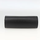 LOUIS VUITTON Epi Soufflot Pouch Black LV Auth AMZ126-5