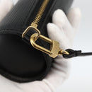 LOUIS VUITTON Epi Soufflot Pouch Black LV Auth AMZ126-18