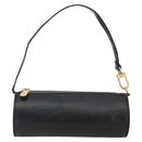 LOUIS VUITTON Epi Soufflot Pouch Black LV Auth AMZ126-13