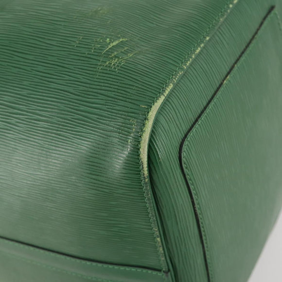 LOUIS VUITTON Epi Keepall 55 Boston Bag Green M42954 LV Auth AMZ128