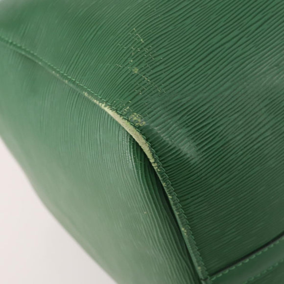 LOUIS VUITTON Epi Keepall 55 Boston Bag Green M42954 LV Auth AMZ128