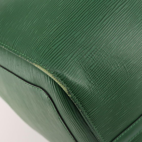LOUIS VUITTON Epi Keepall 55 Boston Bag Green M42954 LV Auth AMZ128