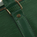 LOUIS VUITTON Epi Keepall 55 Boston Bag Green M42954 LV Auth AMZ128-17