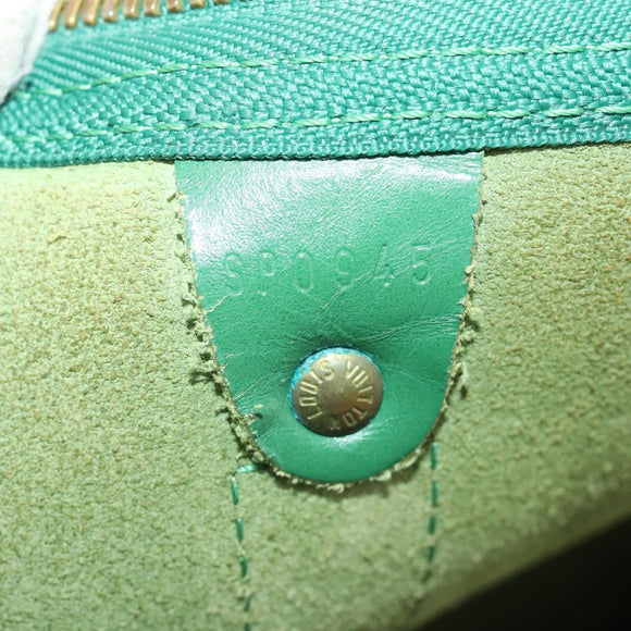 LOUIS VUITTON Epi Keepall 55 Boston Bag Green M42954 LV Auth AMZ128