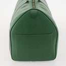 LOUIS VUITTON Epi Keepall 55 Boston Bag Green M42954 LV Auth AMZ128-3