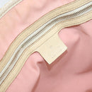 GUCCI GG Canvas Sherry Line Tote Bag Pink Gold Auth AMZ129-19