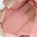 GUCCI GG Canvas Sherry Line Tote Bag Pink Gold Auth AMZ129-11
