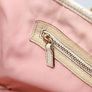 GUCCI GG Canvas Sherry Line Tote Bag Pink Gold Auth AMZ129-22