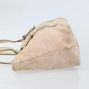 GUCCI GG Canvas Sherry Line Tote Bag Pink Gold Auth AMZ129-4