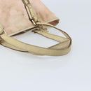 GUCCI GG Canvas Sherry Line Tote Bag Pink Gold Auth AMZ129-7