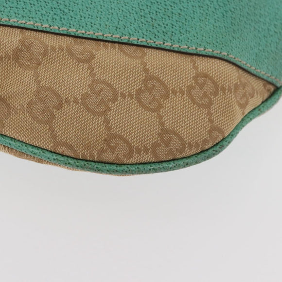 GUCCI GG Canvas Shoulder Bag Beige 124358 Auth AMZ130