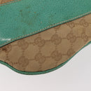 GUCCI GG Canvas Shoulder Bag Beige 124358 Auth AMZ130-14