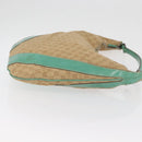 GUCCI GG Canvas Shoulder Bag Beige 124358 Auth AMZ130-5